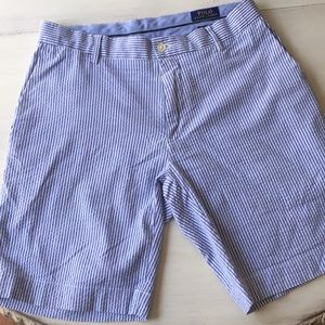 Men's Ralph Lauren seersucker shorts
